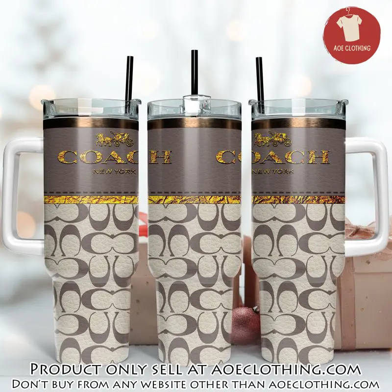 Coach logo stanley tumbler design 40oz logo stanley tumbler ktb1087 aoe2418954